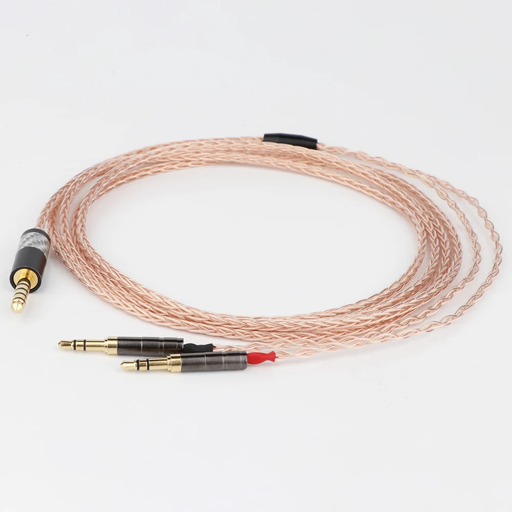 

Посеребренный Hi-Fi кабель для наушников, 4,4 мм до 2x3,5 мм