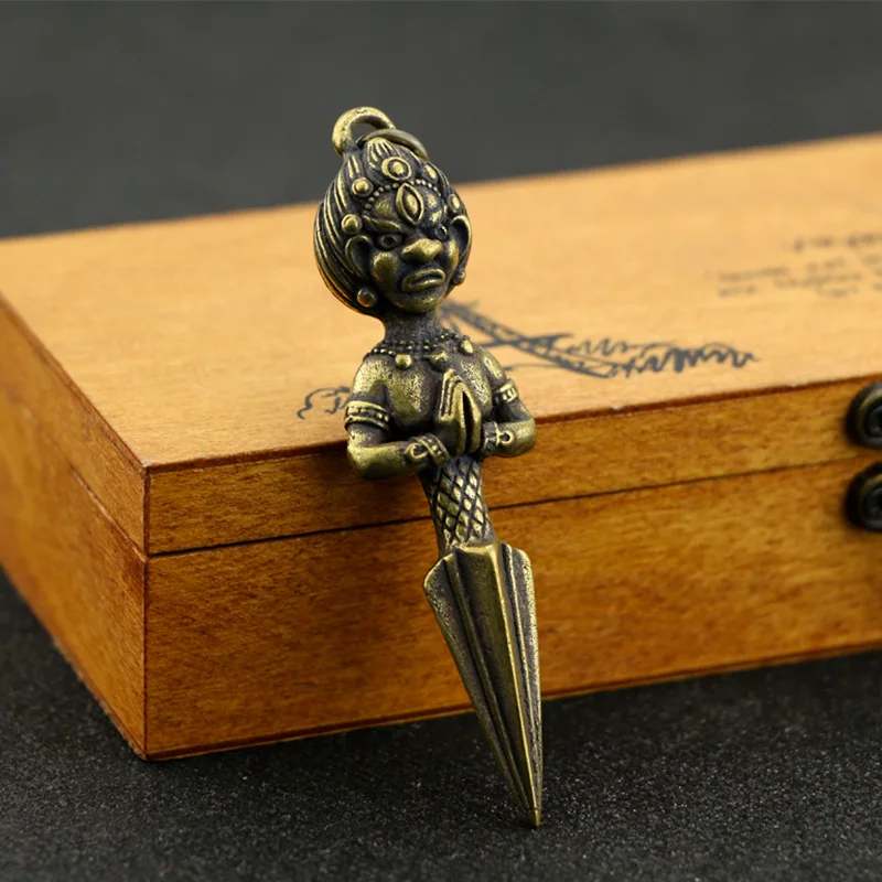 Непальская античная бронза Тантра буддистское оружие медные украшения Будда