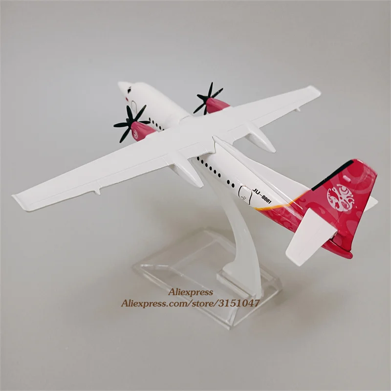 

16cm Alloy Metal HUNNU Air Wings oF Mongolia MIAT FOKKER FOK F50 Airlines Diecast Airplane Model Airways Plane Model Aircraft