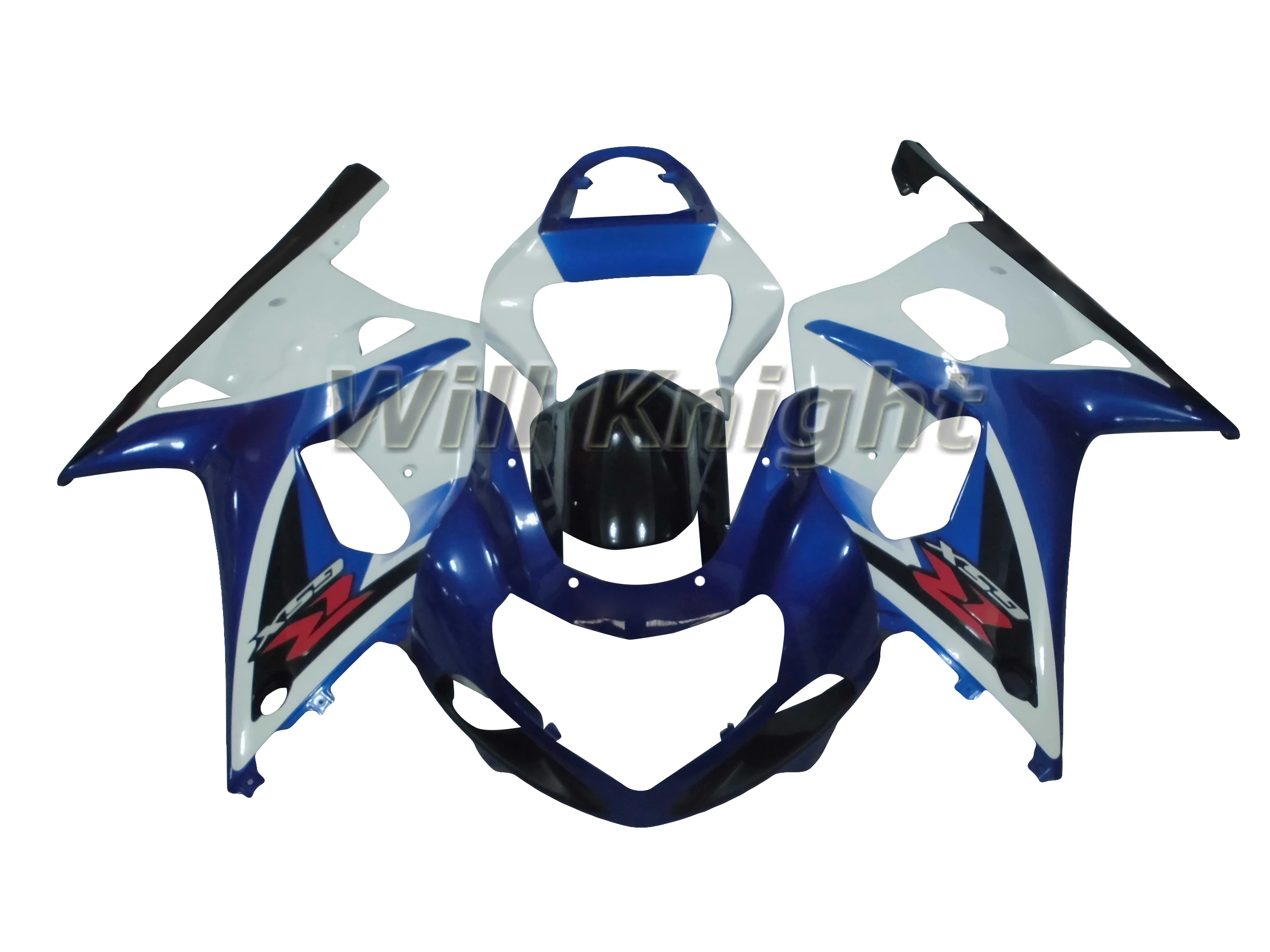 

Глянцевая синяя белая черная рамка корпуса для Suzuki GSXR600 GSXR750 K1 2001 2002 2003 ABS обтекатель комплект