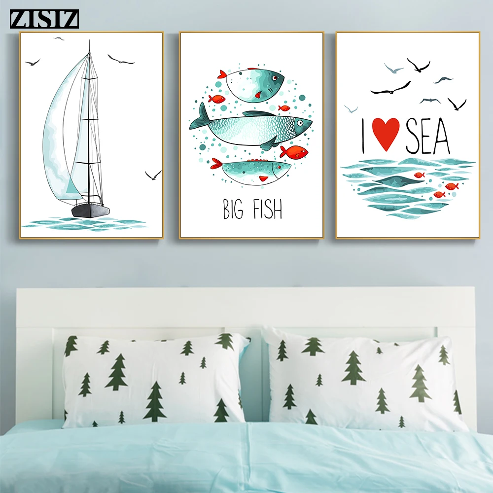 Детский тканевый постер для детской комнаты настенный художественный с рисунком