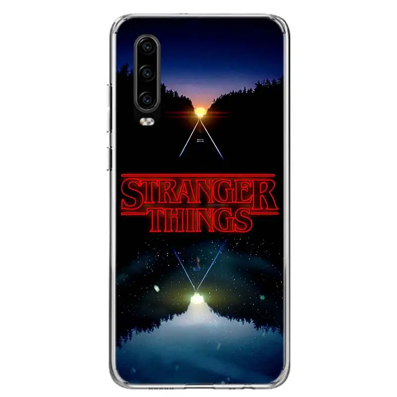 hot stranger things poster phone case for huawei p30 p20 p40 p50 mate 40 30 20 10 pro p10 lite customized gift coque cover capa free global shipping