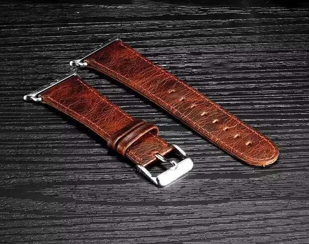 Ремешок кожаный для apple watch band 38 мм 40 дизайнерский браслет Iwatch se Series 6/5/4/3/2/1 42 44 |