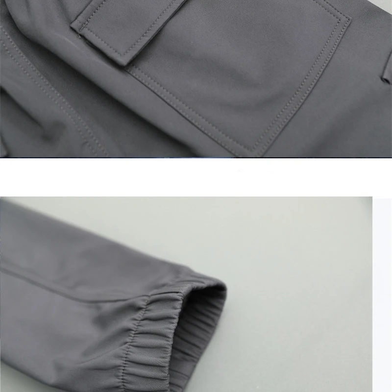 

Winter Men's Fleece Tactical Cargo Pants Double Layer Thick Warm Baggy Pants Male Outdoor Jogger Military Army Long Trousers