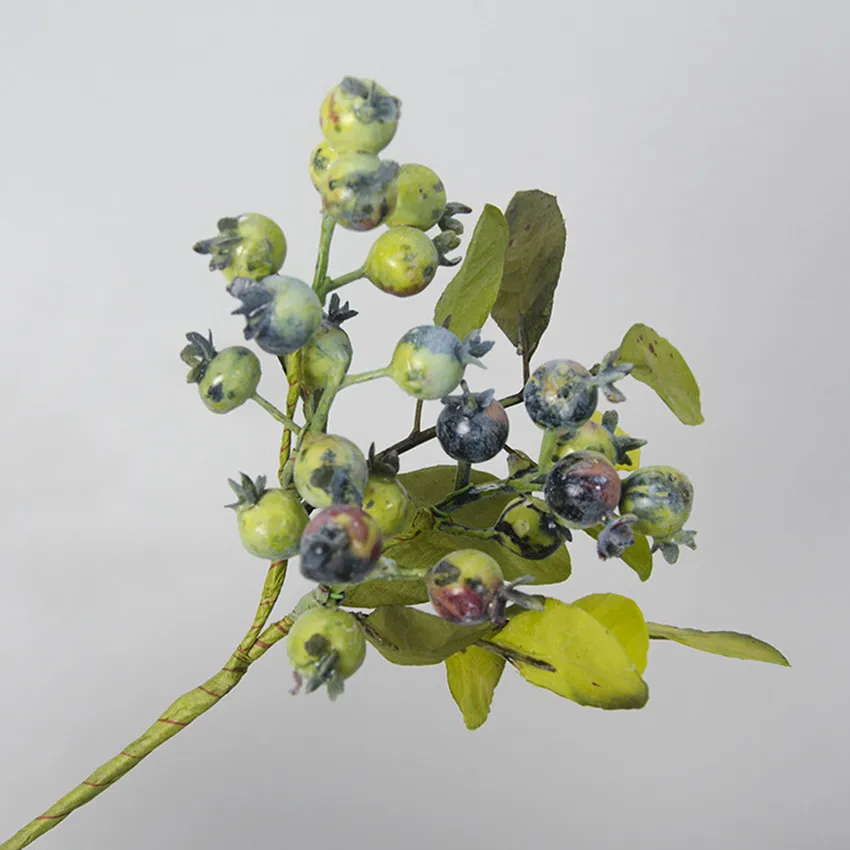 Искусственные фруктовые украшения из 2 головок в стиле граната свадебные для