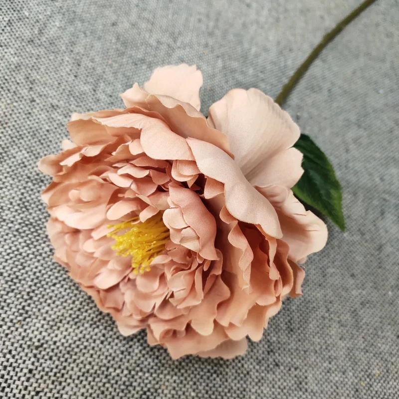 1pc Peony Artificial White Flowers Wedding Wall Decor Silk Flower Arrangement Accessory Fake Big Peonies Home | Дом и сад