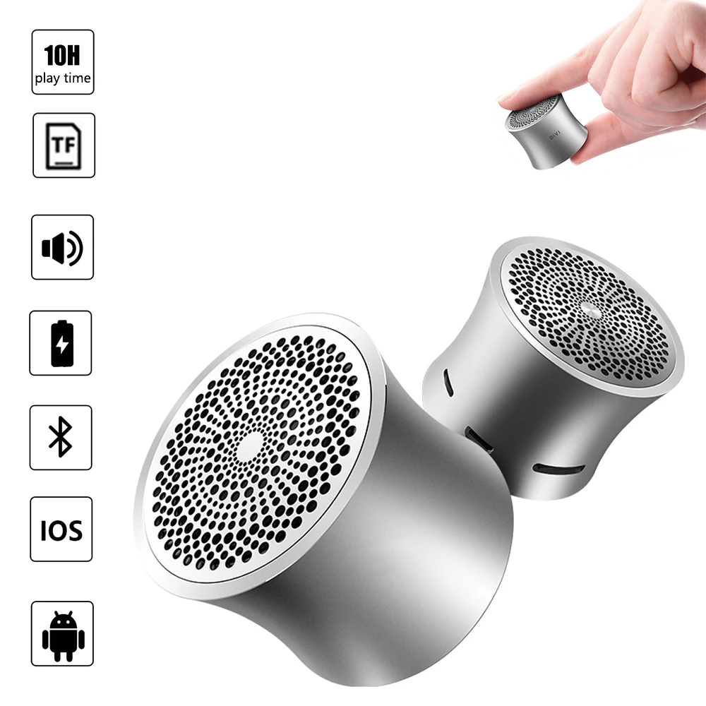 E6 мощный бас сабвуфер Мини bluetooth динамик портативный открытый беспроводной