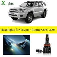 led headlight canbus car bulb low high beam light lamp for toyota 4 runner 2003 2004 2005 auto parts 12v 6000k dipped beam white