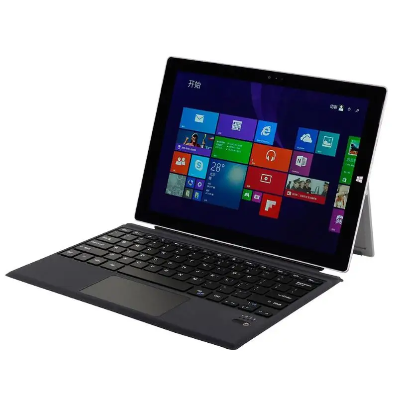 12 inch With Backlit Для microsoft Surface Pro 6/5/4/3 Bluetooth Беспроводной клавиатура 12 дюймов ультратонкий беспроводной планшетный ПК клавиатура для IOS планшетный ПК с системой андроида - Цвет: 12 inch With Backlit
