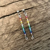 new handmade glass rice bead earrings bohemian earrings rice bead earrings korean earrings 2021 jewelry for women