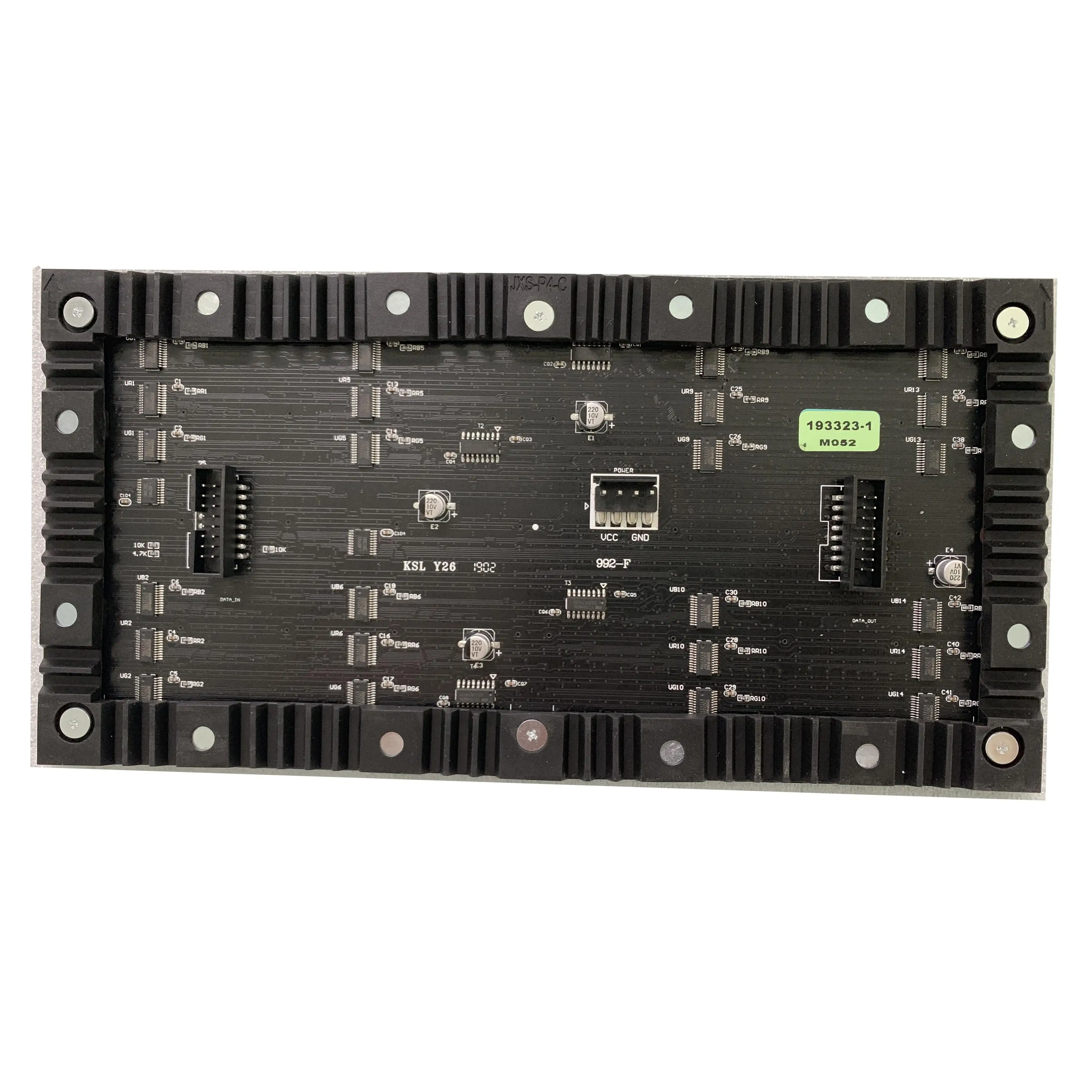 AliExpress хорошая цена мягкий светодиодный модуль, светодиоды matrix p4 32x64 128 мм x 256 мм, внутренний круглый мягкий светодиодный видео настенный модуль p3 p4