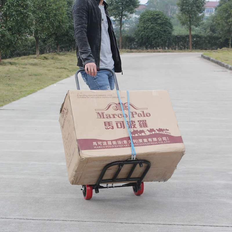 Портативная тележка прицеп складная для покупок тянущаяся багажа