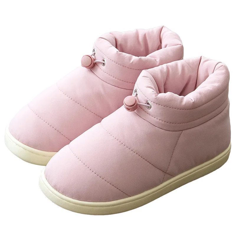 

Women Winter Down Shoes Plus Size 45 Couple Snow Boots Women Shoes Antiskid Bottom Soft Keep Warm Mother Casual Boots Mens