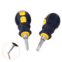 new double use phillips shank hand tools screwdriver mini repair short handle slotted removableadjustable magnetic head
