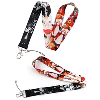 lx832 anime revengers key lanyard for usb pendent phone hang rope keycord id card badge holder keychain neck straps cool gifts