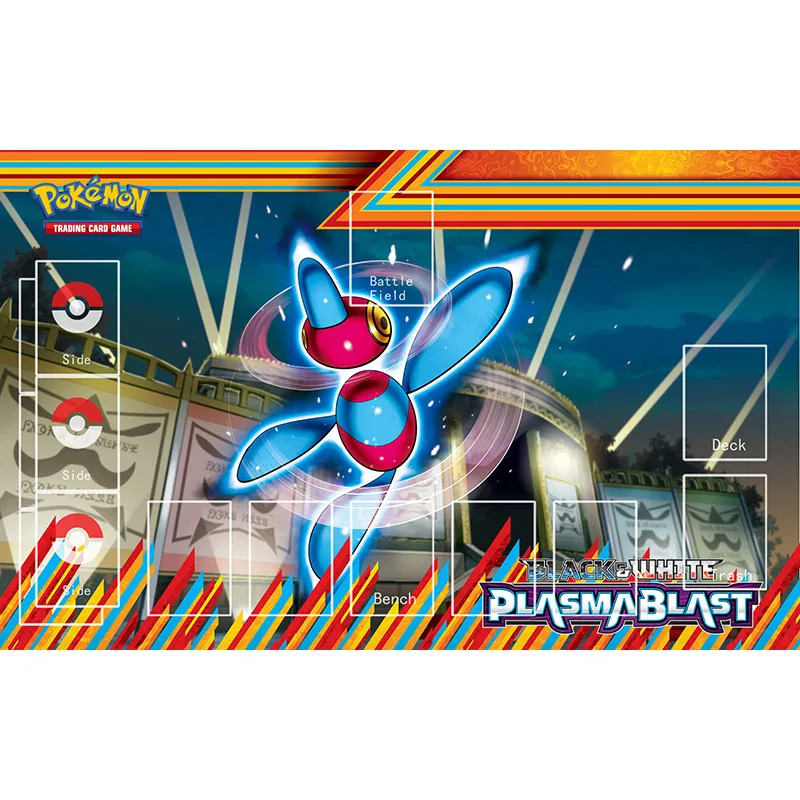 Takara Tomy большой игровой коврик Pokemon Plasma Blast версия TCG настольная карточная игра
