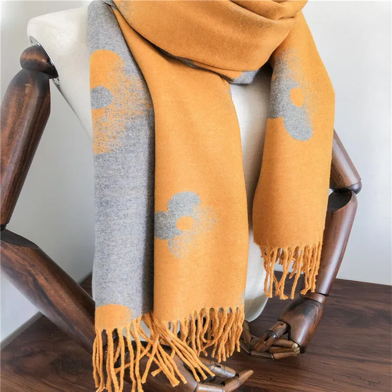 Новинка осенне-зимняя теплая шаль женская модель 2019 года женский шарф с двумя