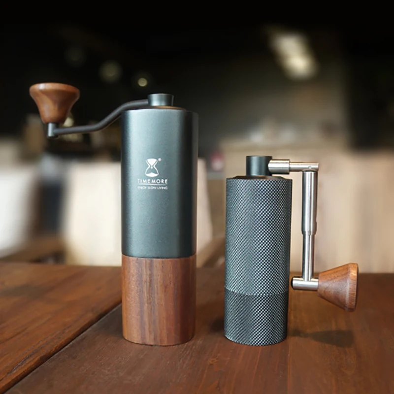 TIMEMORE-molinillo de Caf&eacute; manual G1 / G1 PLUS, rebaba de recubrimiento de titanio, minimalismo, para espresso-2