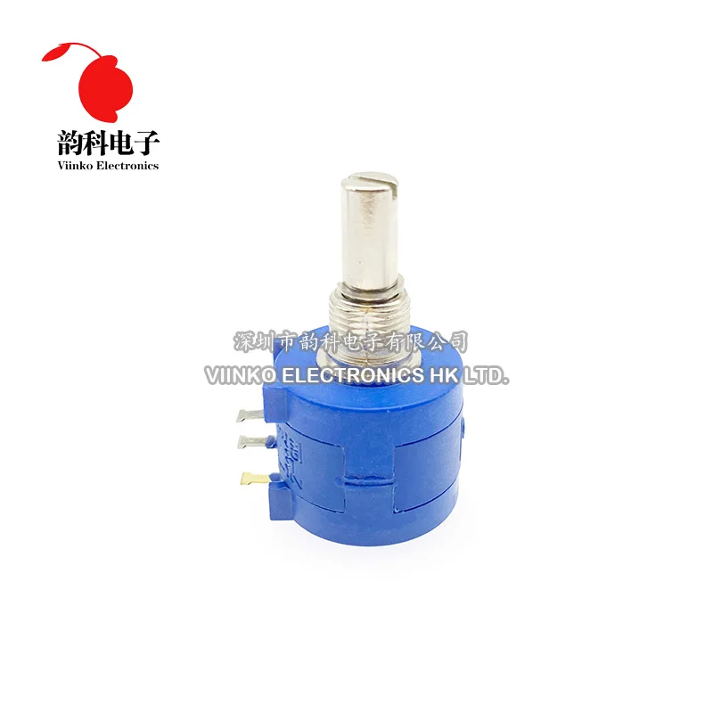 

1 шт., прецизионный многооборотный потенциометр 3590S-2-203L 3590S 20K ohm 3590S-2-203 3590S-203, 10 колец, регулируемый резистор