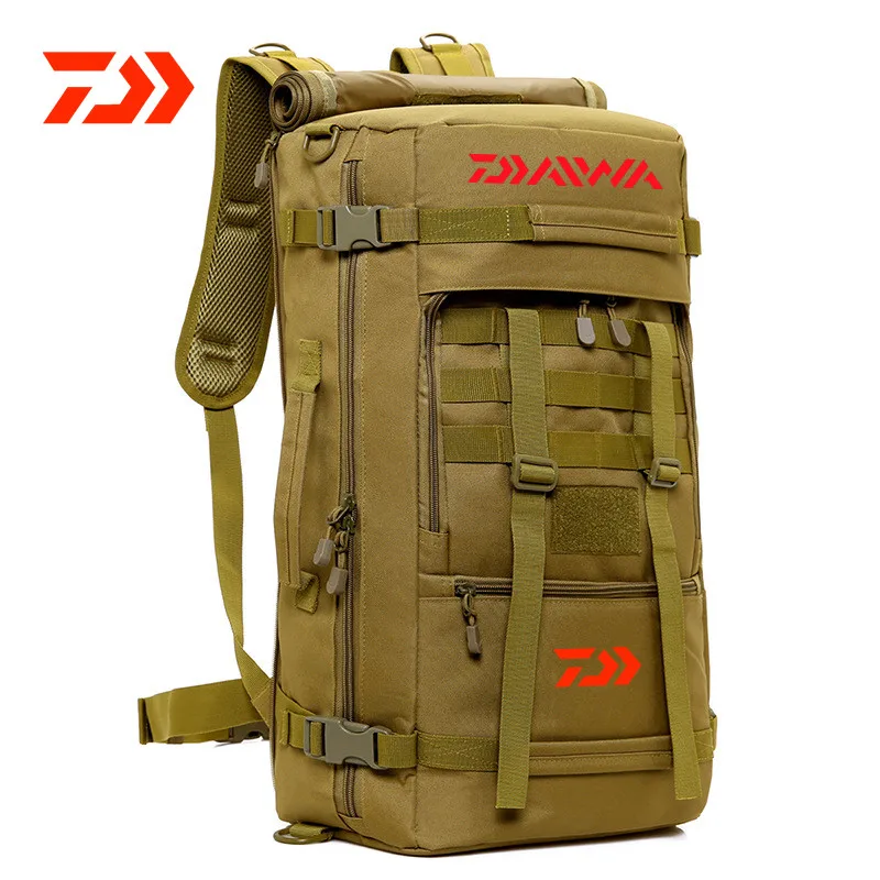 

Daiwa Mountaineering Fhshing Bag Large-Capacity Waterproof Outdoor Sports Camouflage Backpack Military Training Camping Backpack