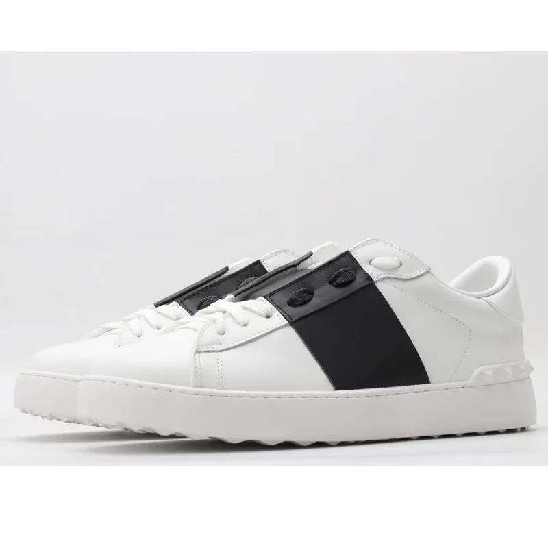 

Genuine Leather Fashion Men Running Shoes Outdoor Walking White Sport Shoes For Women High Quality Comfortably Sneakers