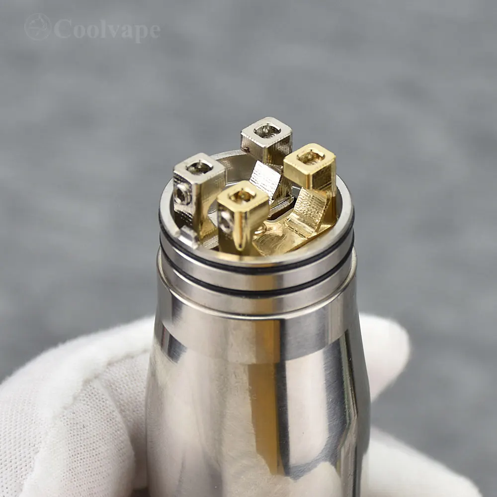 Gani Mod Mechanical with Apocalypse Mechlyfe RDA and drop dead rda 24mm 18650 battery Vape mech mod atomizer E-Cigarette |