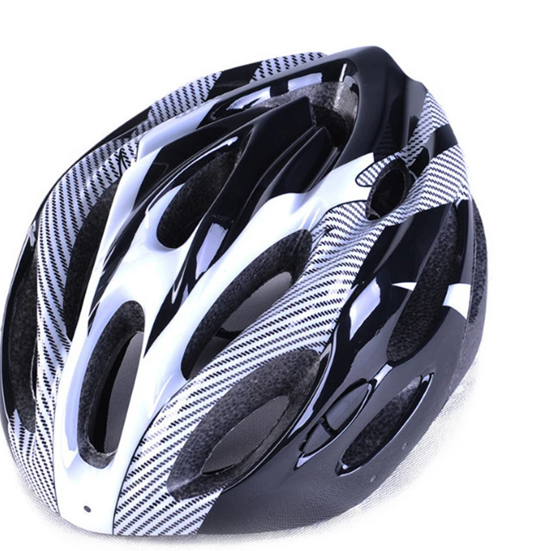 

Riding Helmet Carbon Fiber Texture Split Design Comfortable Breathable Lightweight And Shockproof Safe And Strong Bicycle Helmet