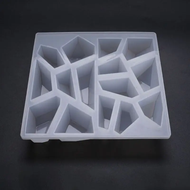 

Crystal Epoxy Resin Mold Irregular Stones Casting Silicone Mould DIY Making Tool
