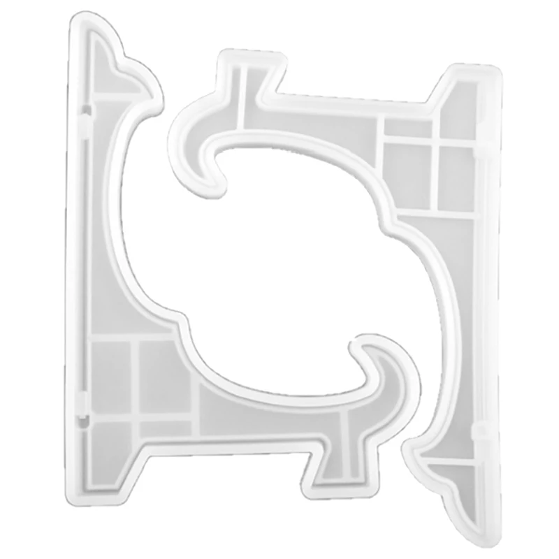 

1 пара Дисплей стенд картинная рамка держатель силиконовый эпоксидная смола, форма для литья цинковых сплавов складной шкаф ювелирных изде...