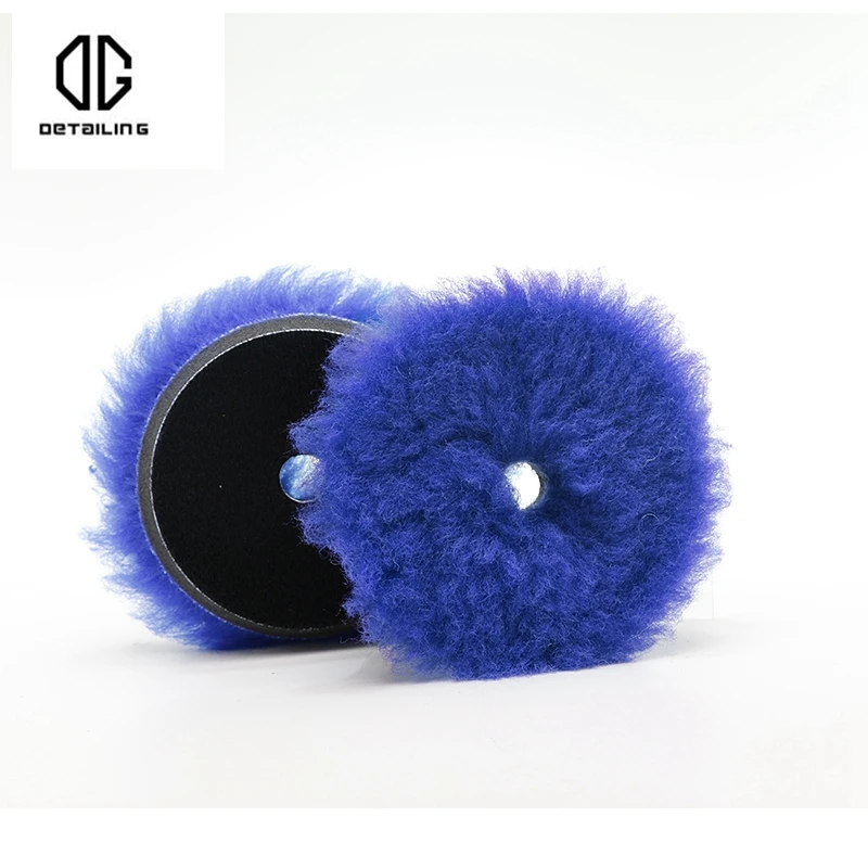 Детейлинг 2 шт./упак. 3 дюймовая полировальная накладка из овечьей шерсти Накладка