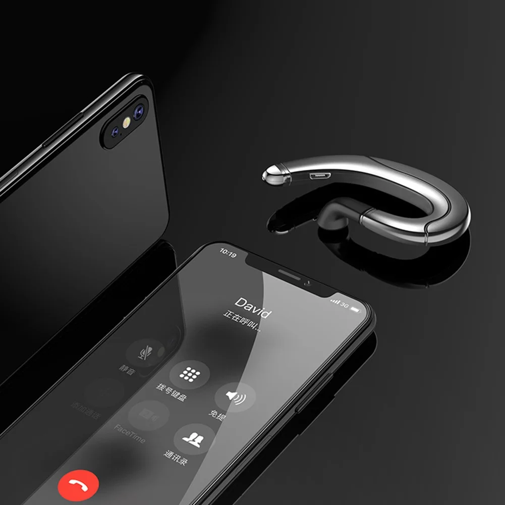 Bluetooth-наушники с ушным крючком и костной проводимостью 5 0 Hi-Fi стерео беспроводные