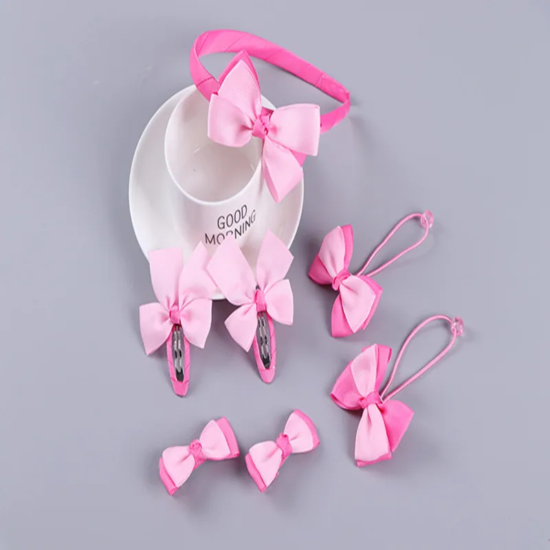 Набор повязок на голову с бантом семь аксессуаров для волос весна/лето 2020 |