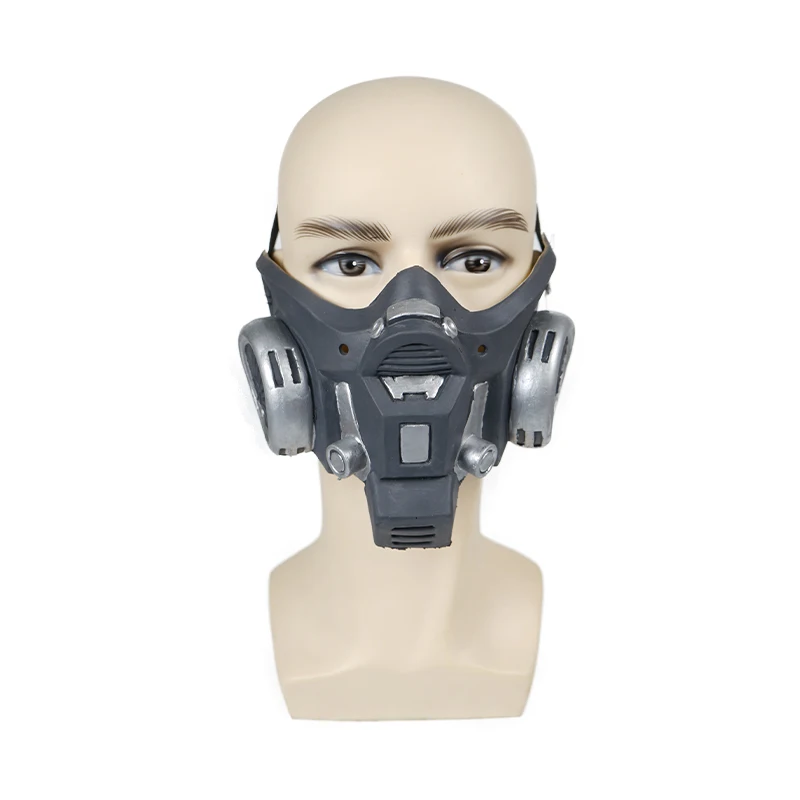 Reneecho Adult Halloween Gas Costume Steampunk Latex Masks Gothic Men Face Mask