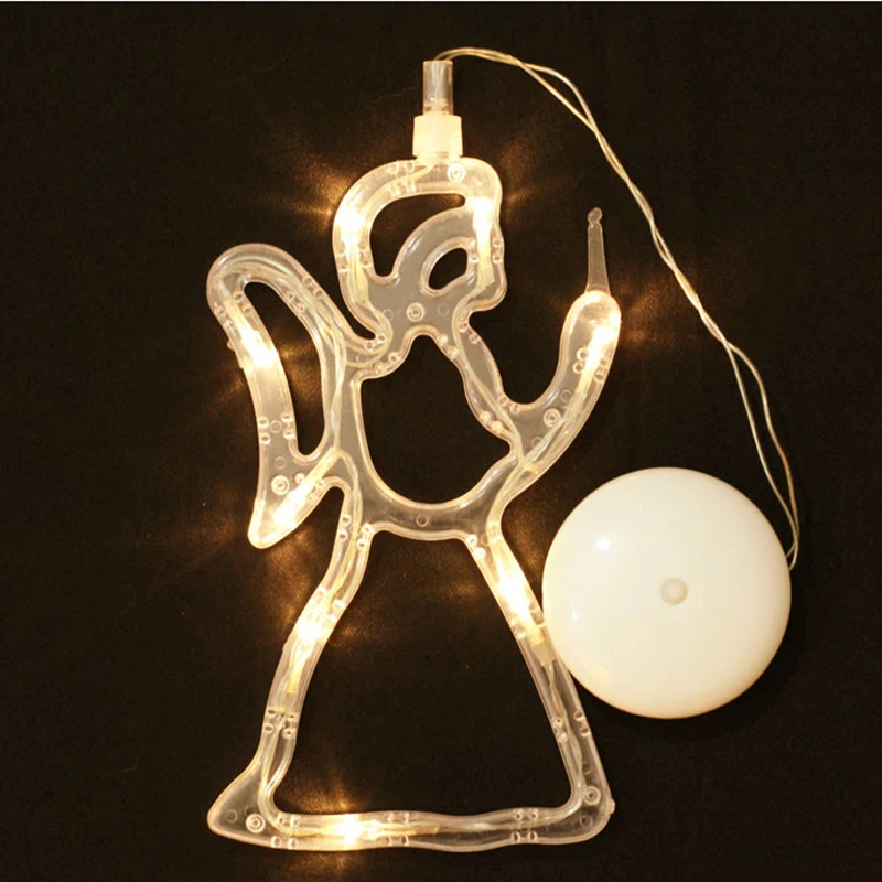 Красивая светодиодная гирлянда в виде лося Рождественский Декор подвесная