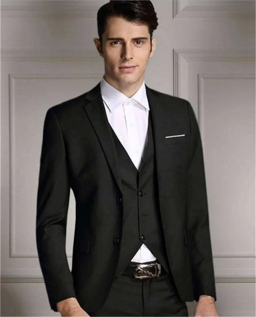 2020 new men's dress wedding party banquet business men's suit Suit Tuxedo Suit (jacket + pants + vest)