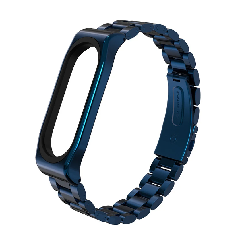 Металлический браслет Miband 5 из нержавеющей стали для Xiaomi Mi Band | Электроника