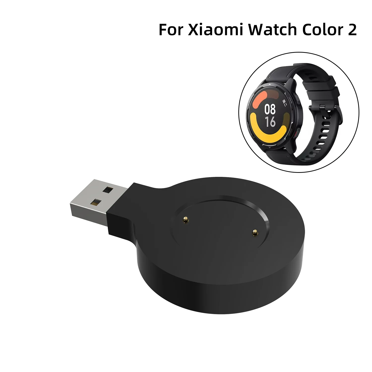 

Зарядная док-станция для умных часов Mi Watch Color 2, Адаптер беспроводного зарядного USB-кабеля, шнур, подставка для Mi Watch, цветная спортивная верси...