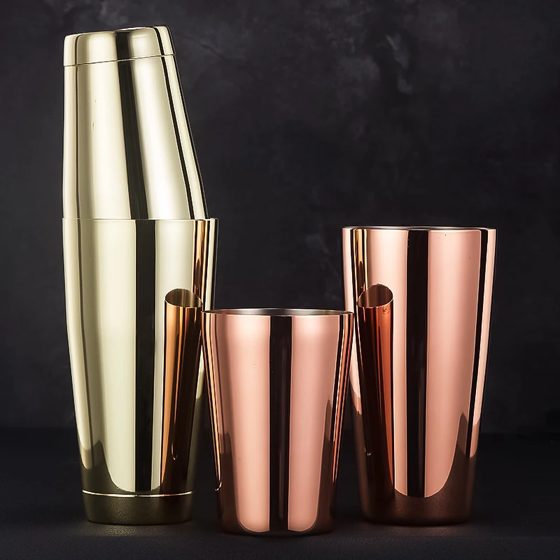 Бостонский шейкер Bar Soul из нержавеющей стали для коктейлей жестяной