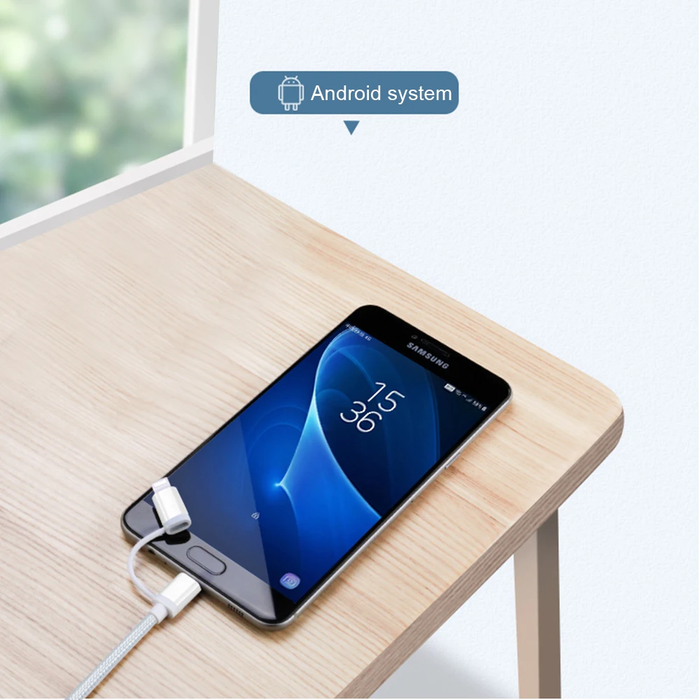 Swalle 2 в 1 вязаный usb кабель micro usb c кабель быстрое зарядное устройство 2A usb кабель для передачи данных для iPhone 11 XR andriod кабель для мобильного телефона