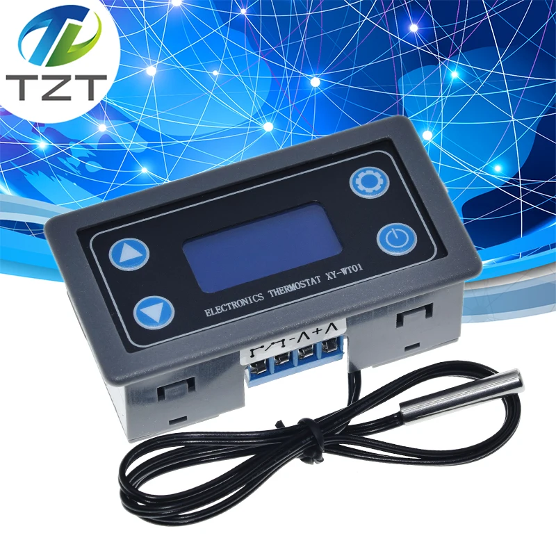 

10A Thermostat XY-WT01 Digital Temperature Controller DC 6-30V Thermal Regulator Digital Temperature Controller Module