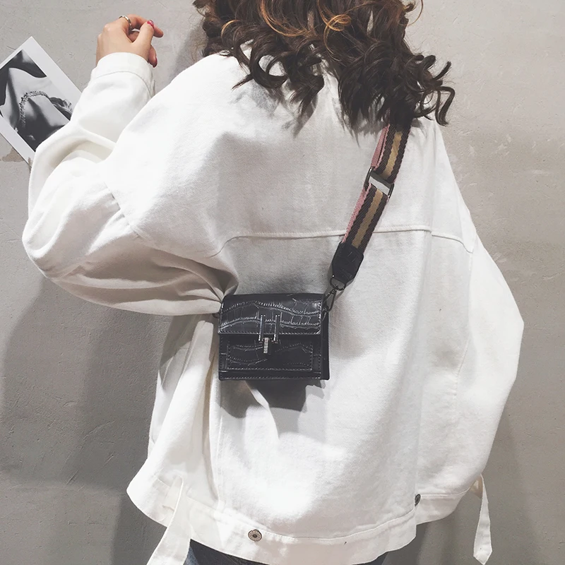 

2020 Fashion New Tote bag Quality Leather Women's Designer Handbag Crocodile pattern Chain Shoulder Messenger Bag Bolsos Mujer