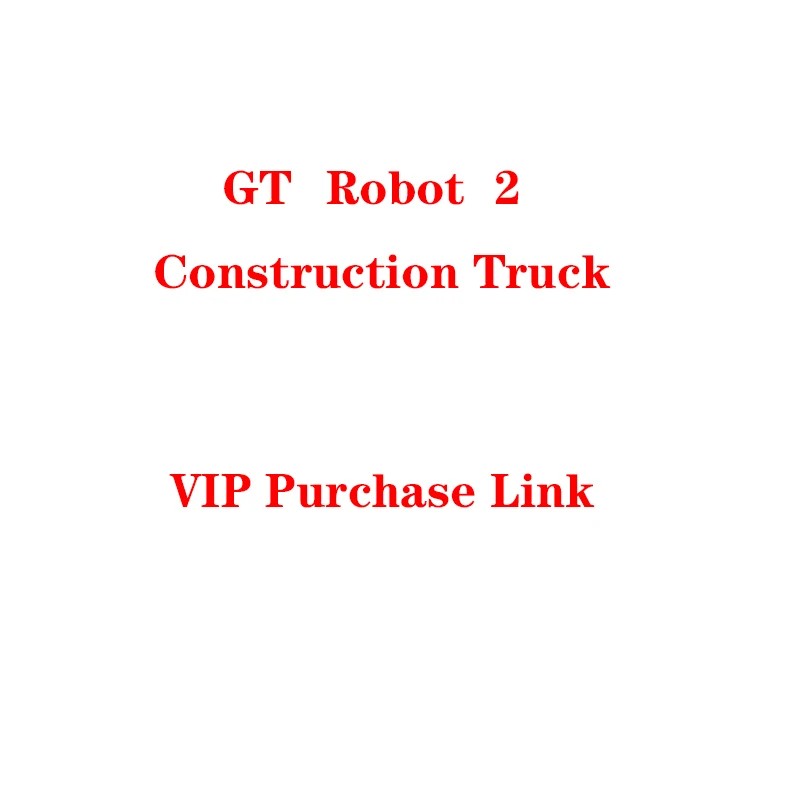 

Yellow Robot Construction Truck Children's Toy Model 2