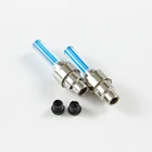 Одноцветный светодиодный фонарь для велосипеда, мотоцикла, колеса с аккумуляторами, 2 шт.упак.