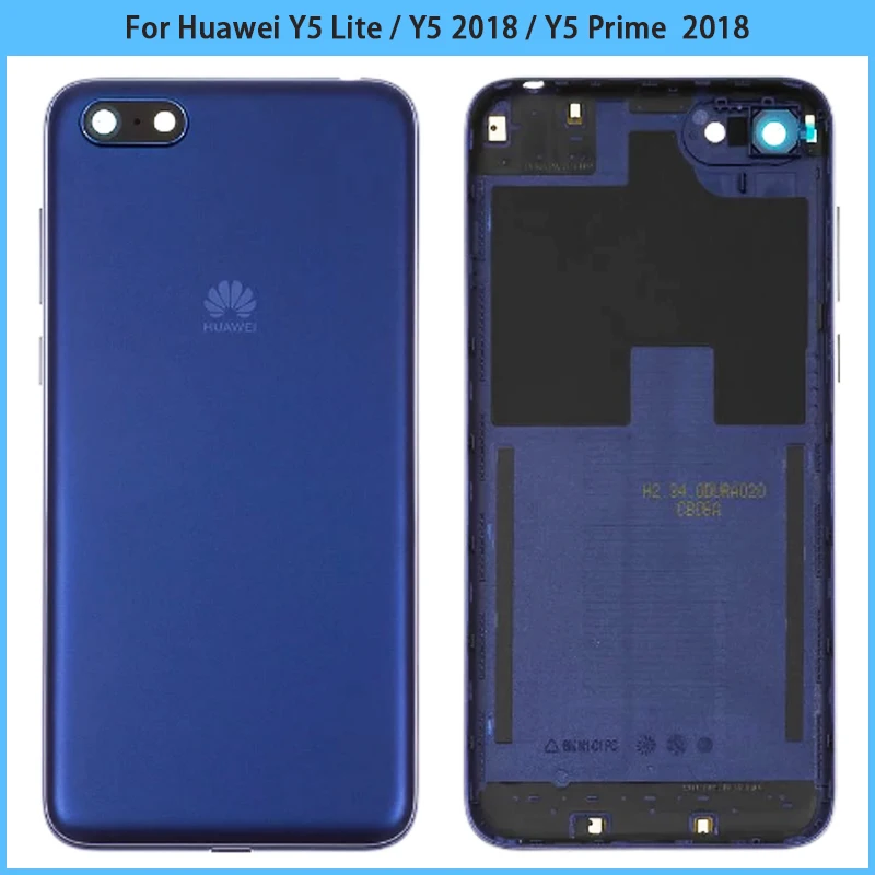 

Новинка для Huawei Y5 Lite Y5 2018 задняя крышка батарейного отсека Пластиковая Задняя крышка корпуса Y5 Prime 2018 сменная Крышка батарейного отсека