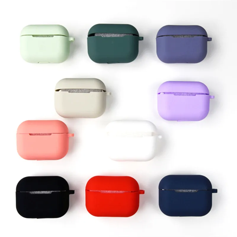 Мягкий силиконовый чехол для Apple airpods 3 защитная наклейка беспроводная bluetooth