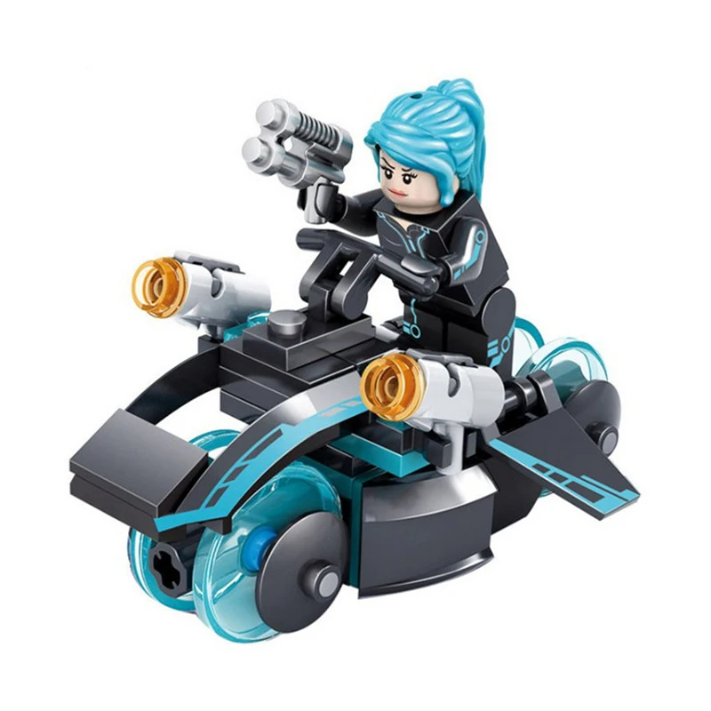 Legoings miniecast Future Police строительные блоки игрушки для детей подарок на день рождения