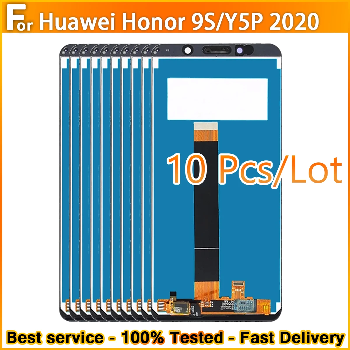Фото 10 шт./5 45 дюйма для Huawei Honor 9S DUA-LX9 ЖК-дисплей сенсорный экран дигитайзер Y5P 2020 DRA-LX9