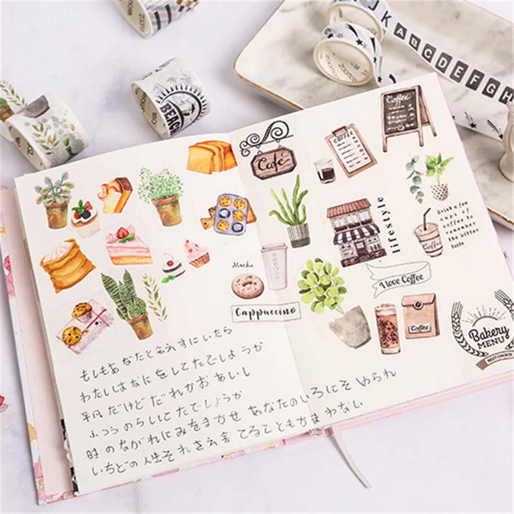 1 шт. декоративная лента наклейка для дневника|Офисный скотч| |