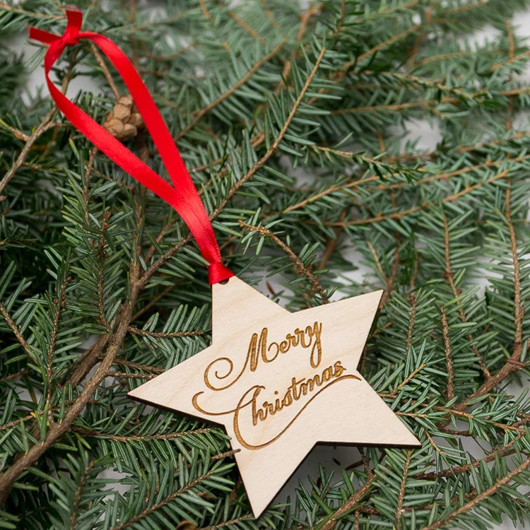 

Merry Christmas Sign Front Door Decoration Round Wood Hanging Sign Christmas Rustic Wooden Holiday Decor for Christmas