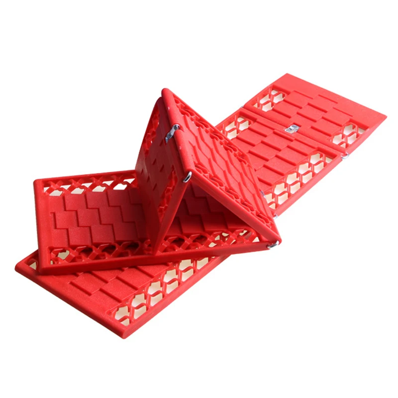

2Pcs Winter Foldable Car Tractions Mat Non-Slip Snow Sand Tire Pads Board